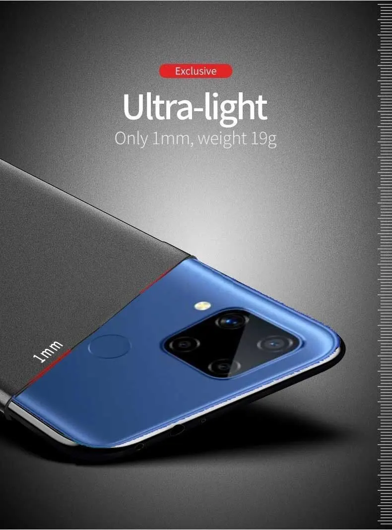 Micvir Back Cover for Realme C15 (Black, Polycarbonate, Pack of: 1) — image 4 of 5