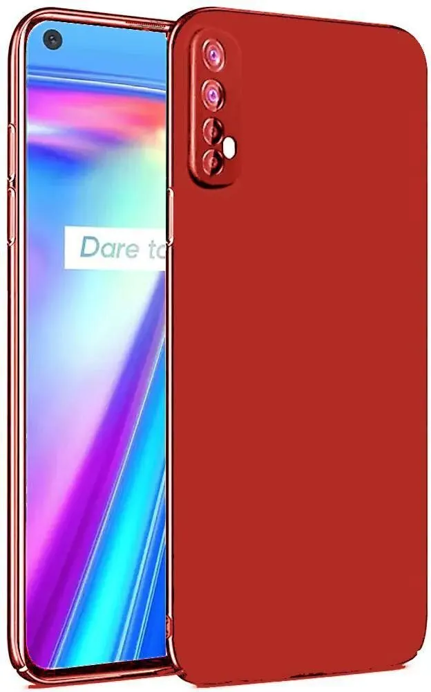Micvir Back Cover for Realme Narzo 20 Pro, Realme 7 (Red, Polycarbonate, Pack of: 1) — image 1 of 5