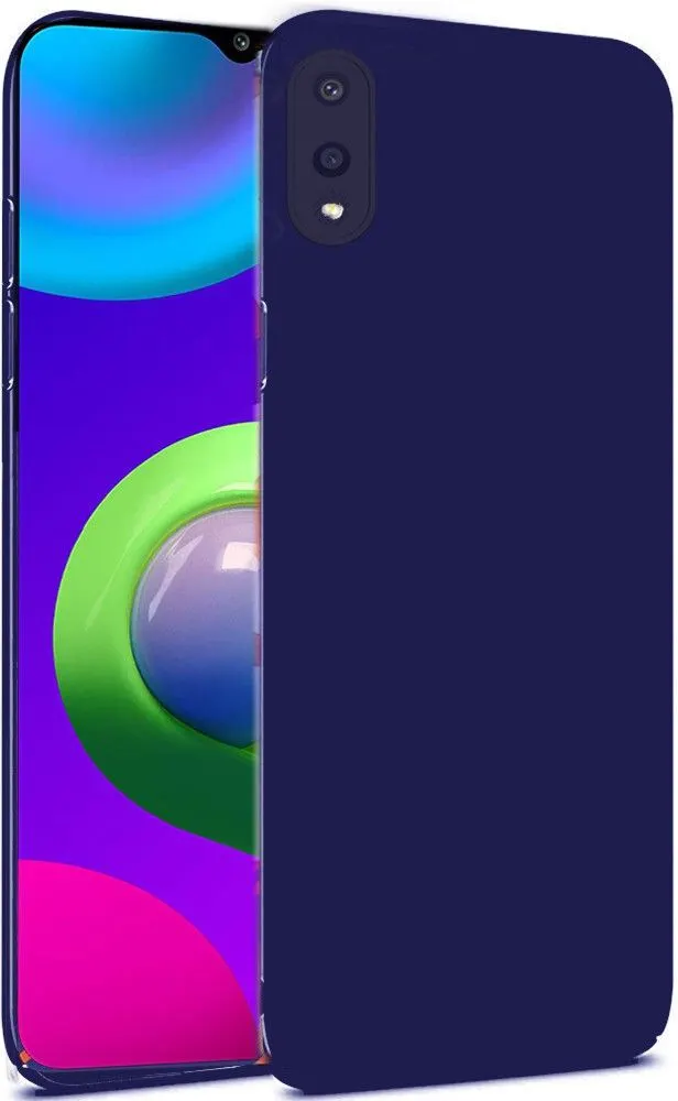 Micvir Back Cover for Samsung Galaxy M02 (Blue, Dual Protection, Polycarbonate, Pack of: 1) — image 2 of 5