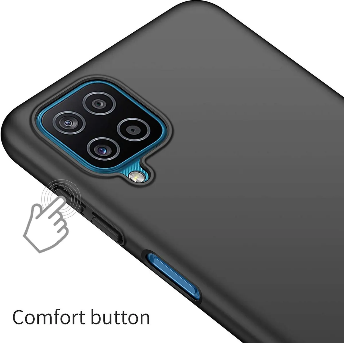Micvir Back Cover for Samsung Galaxy M42 5G, Samsung Galaxy A42 5G (Black, Pack of: 1) — image 2 of 5