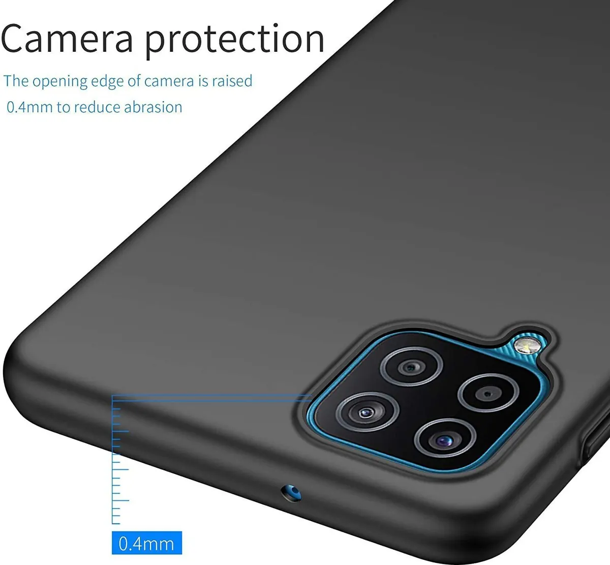 Micvir Back Cover for Samsung Galaxy M42 5G, Samsung Galaxy A42 5G (Black, Pack of: 1) — image 3 of 5