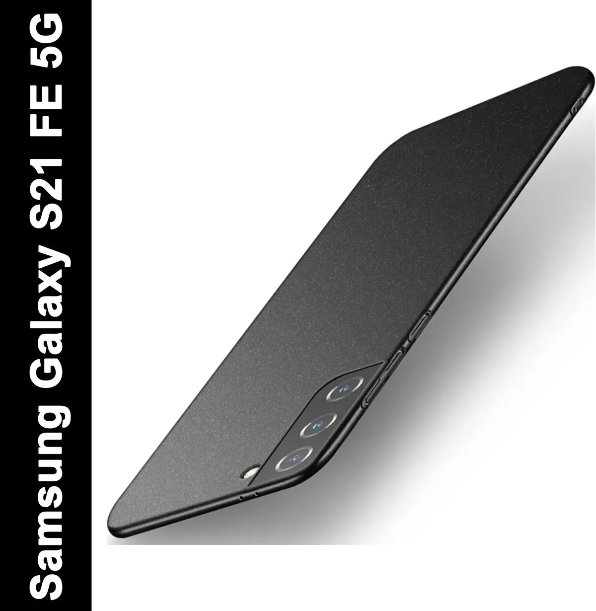 Micvir Back Cover for Samsung Galaxy S21 FE 5G (Black, Hard Case, Polycarbonate, Pack of: 1)