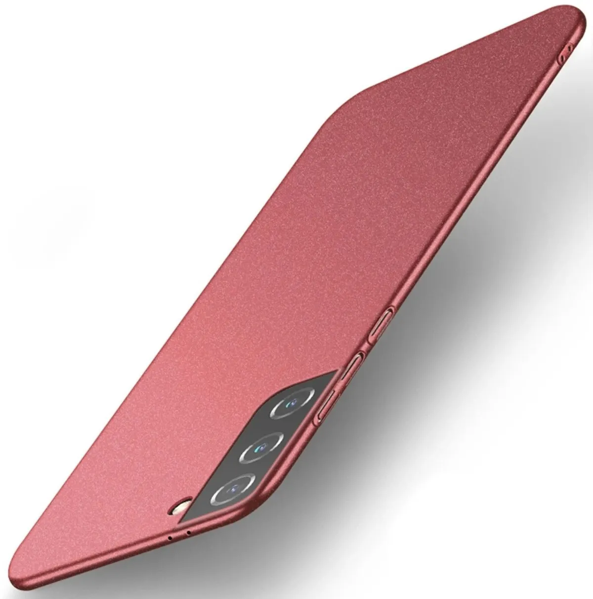Micvir Back Cover for Samsung Galaxy S21 FE 5G (Red, Hard Case, Polycarbonate, Pack of: 1)