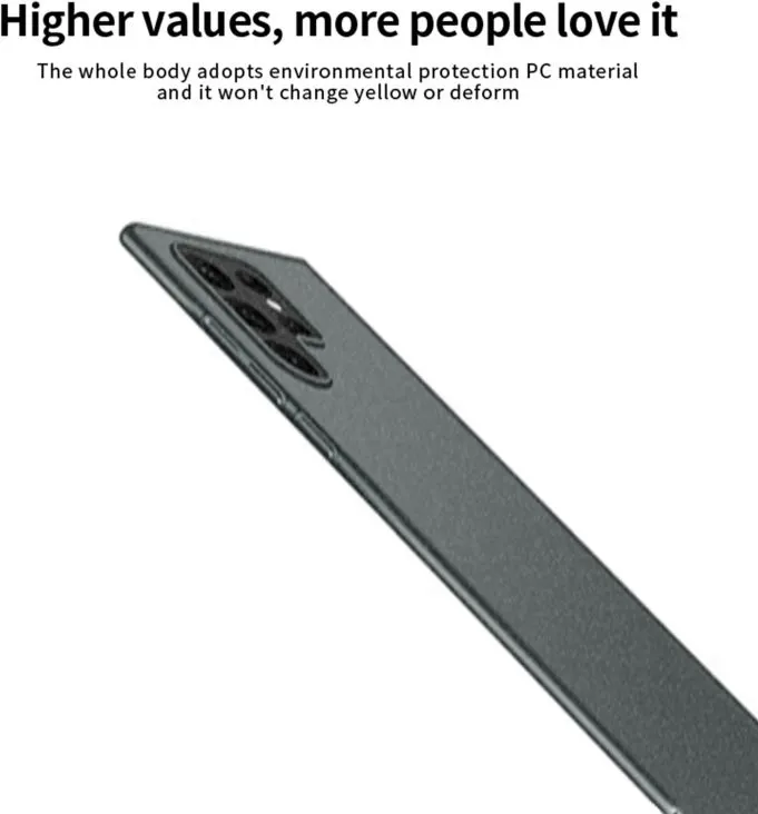Micvir Back Cover for Samsung Galaxy S24 Ultra 5G (Black, Polycarbonate, Pack of: 1) — image 2 of 5