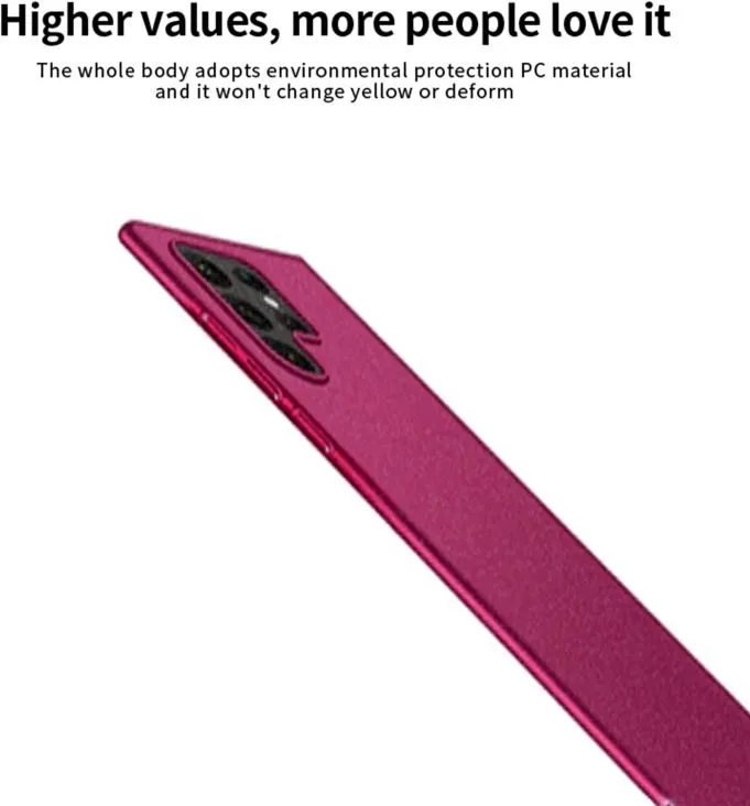 Micvir Back Cover for Samsung Galaxy S24 Ultra 5G (Red, Polycarbonate, Pack of: 1) — image 2 of 5