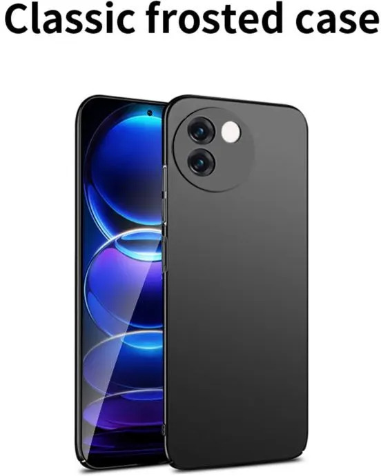 Micvir Back Cover for Vivo T3X 5G (Black, Polycarbonate, Pack of: 1) — image 2 of 5