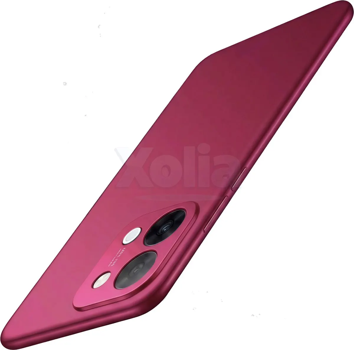 Xolia Back Cover for Vivo T5x 5G (Red, Polycarbonate, Pack of: 1)