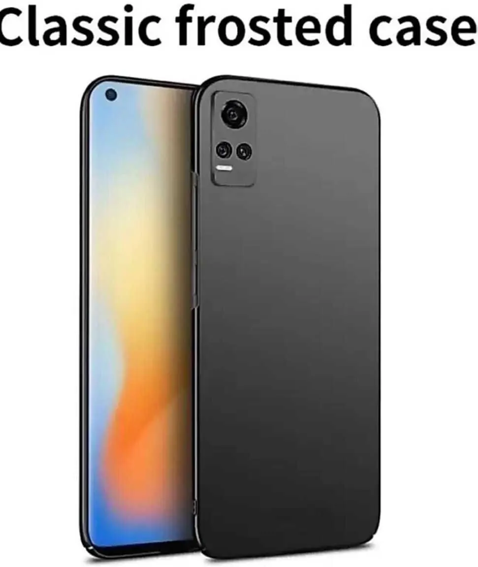 Micvir Back Cover for Vivo V20 (Black, Polycarbonate, Pack of: 1) — image 2 of 5