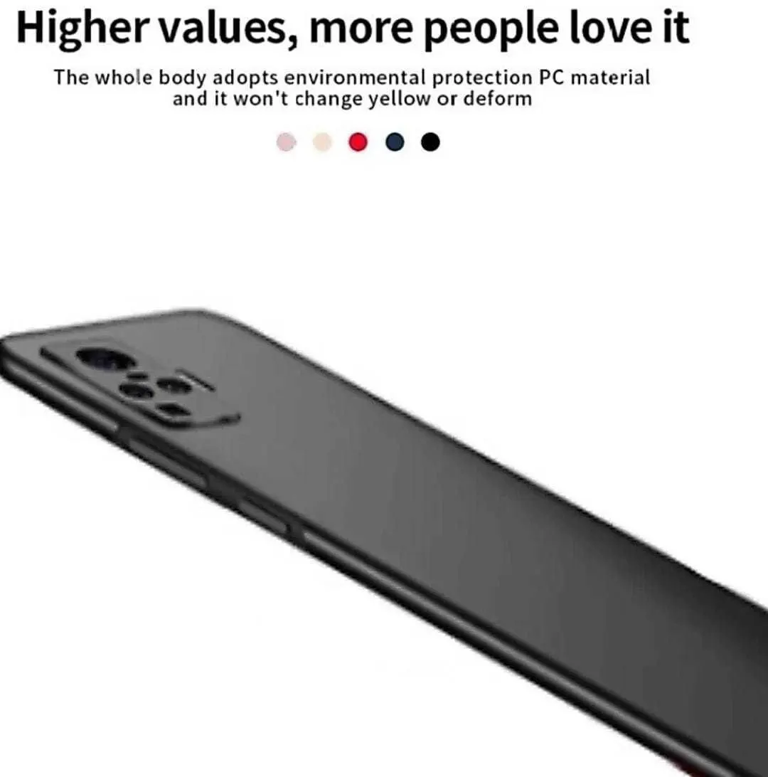 Micvir Back Cover for Vivo V20 (Black, Polycarbonate, Pack of: 1) — image 4 of 5