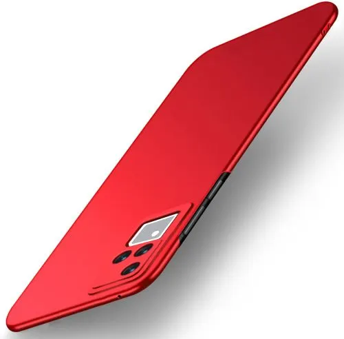 Micvir Back Cover for Vivo V30 5G (Red, Polycarbonate, Pack of: 1)