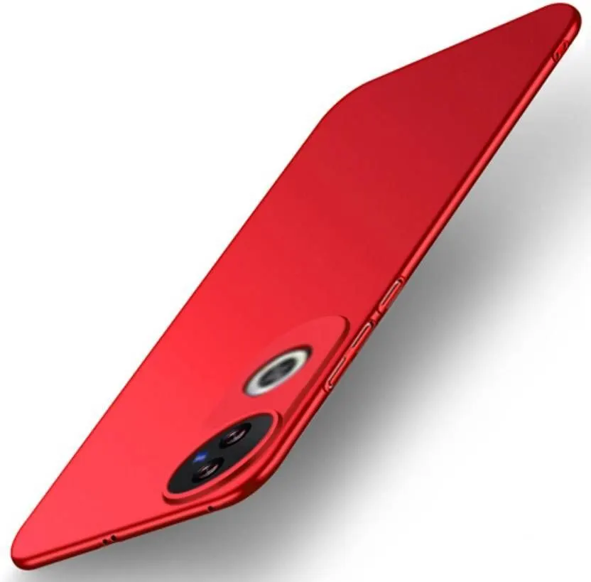 Micvir Back Cover for vivo V50 5G (Red, Polycarbonate, Pack of: 1)
