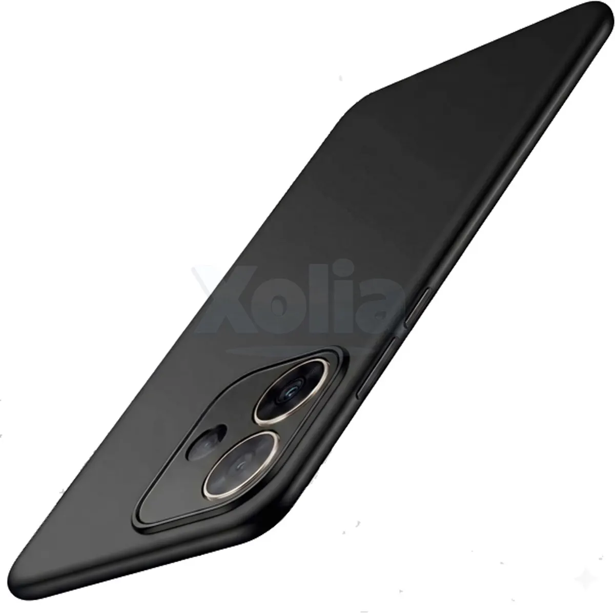Xolia Back Cover for Vivo V70 Elite 5G (Black, Polycarbonate, Pack of: 1)
