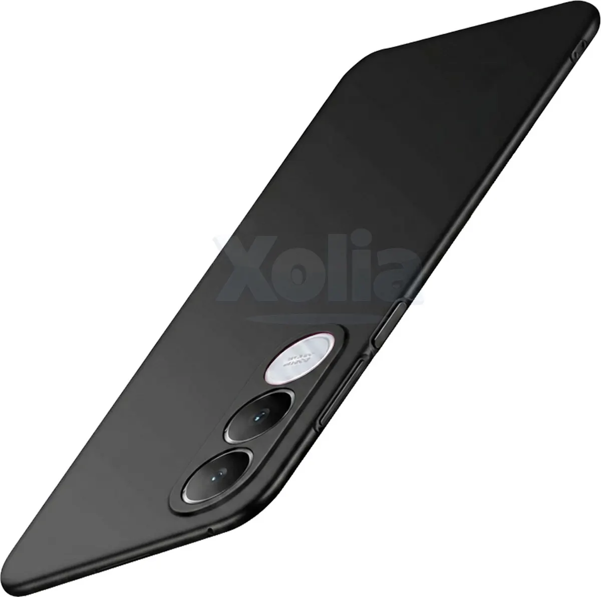 Xolia Back Cover for Vivo V70 FE 5G (Black, Polycarbonate, Pack of: 1)