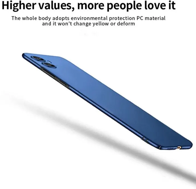 Micvir Back Cover for vivo Y27 (Blue, Polycarbonate, Pack of: 1) — image 2 of 5