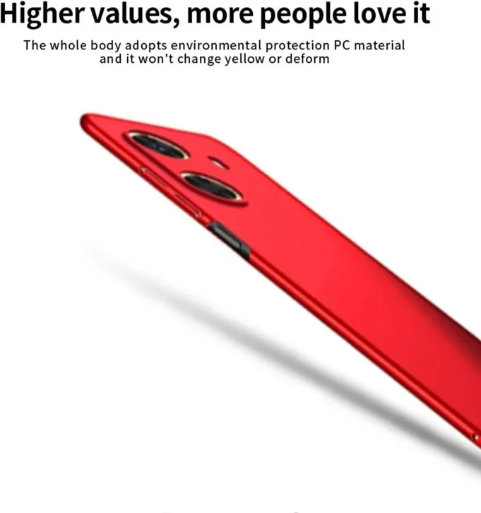 Micvir Back Cover for vivo Y27 (Red, Polycarbonate, Pack of: 1) — image 2 of 5