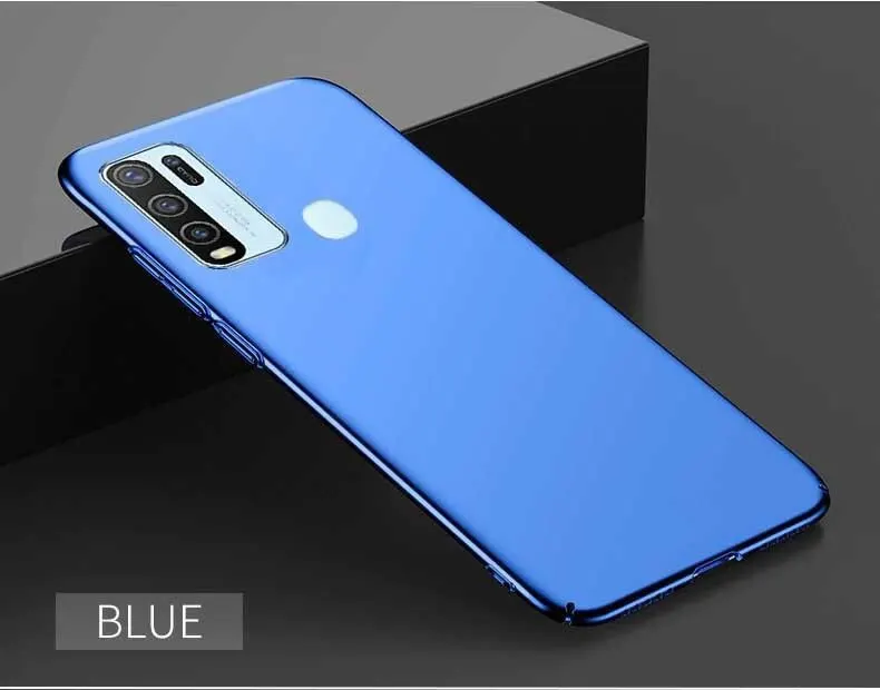 Micvir Back Cover for Vivo Y50 (Blue, Polycarbonate, Pack of: 1) — image 2 of 5