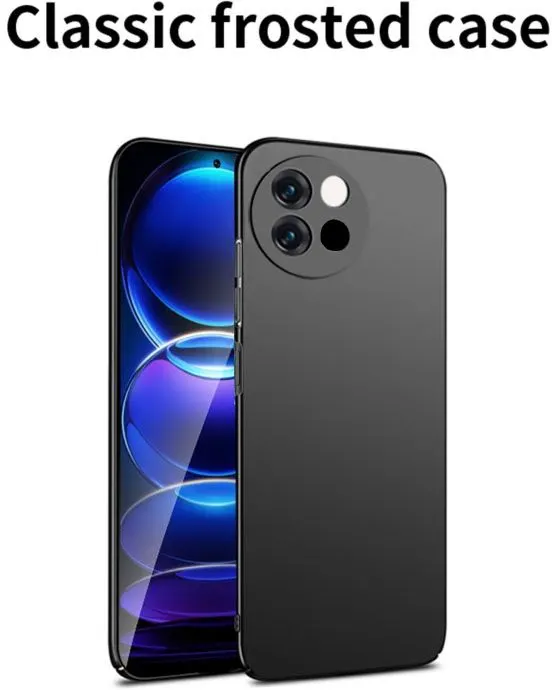 Micvir Back Cover for Vivo Y58 5G (Black, Polycarbonate, Pack of: 1) — image 2 of 5