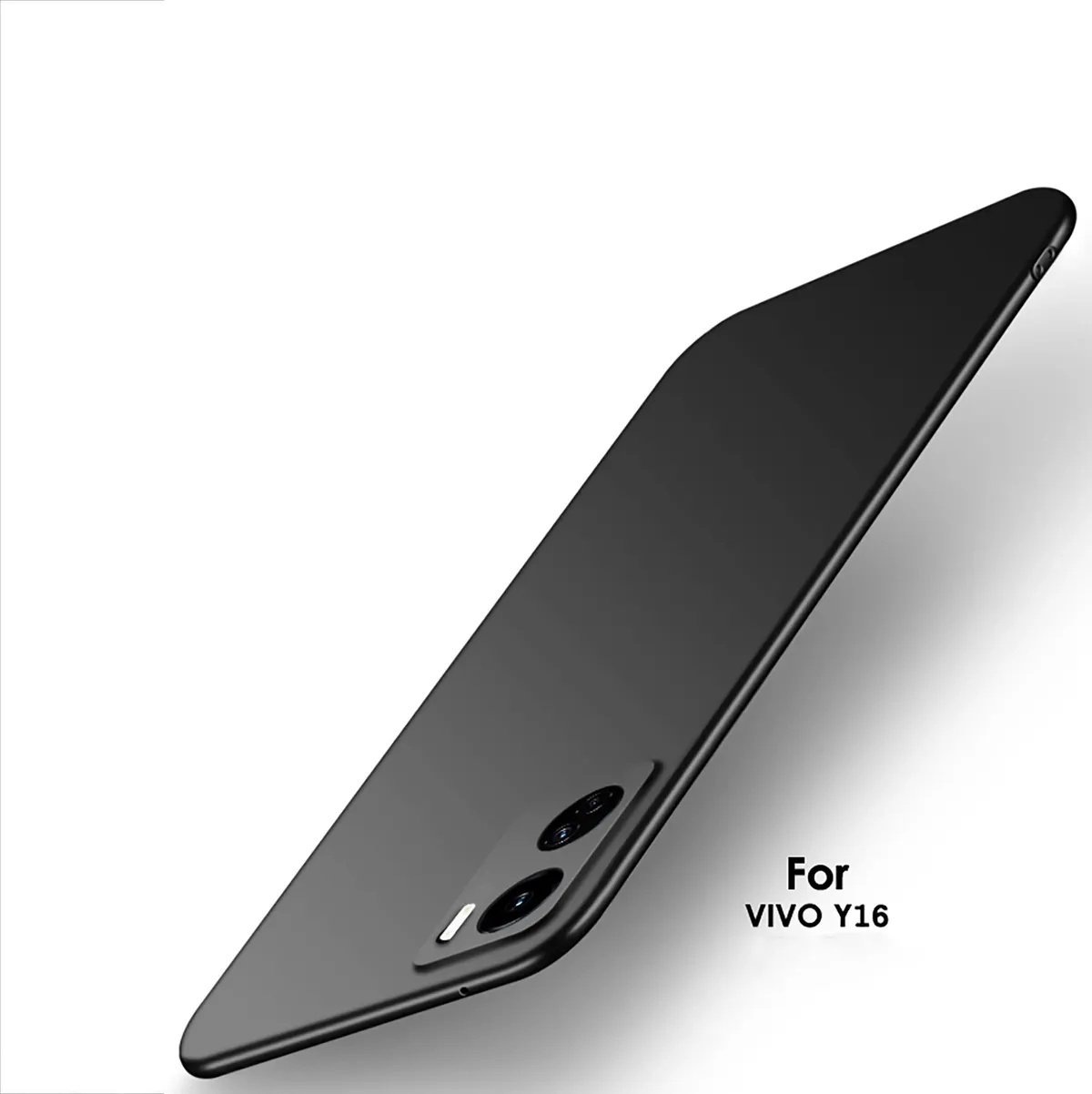 Micvir Back Cover for Vivo T2X 5G (Black, Hard Case, Polycarbonate, Pack of: 1)