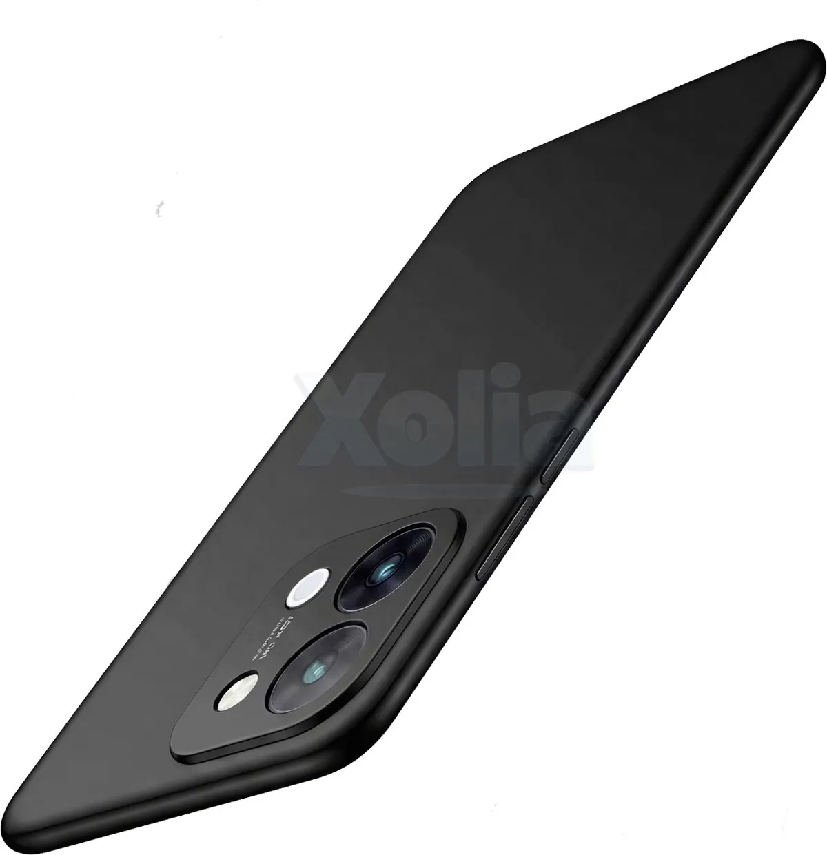 Xolia Back Cover for iQOO Z11x 5G (Black, Polycarbonate, Pack of: 1)