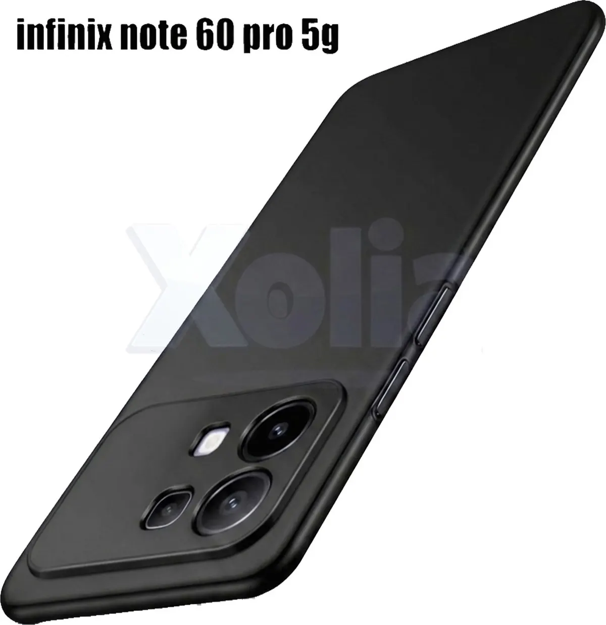 Xolia Back Cover for Infinix Note 60 Pro 5G (Black, Polycarbonate, Pack of: 1)