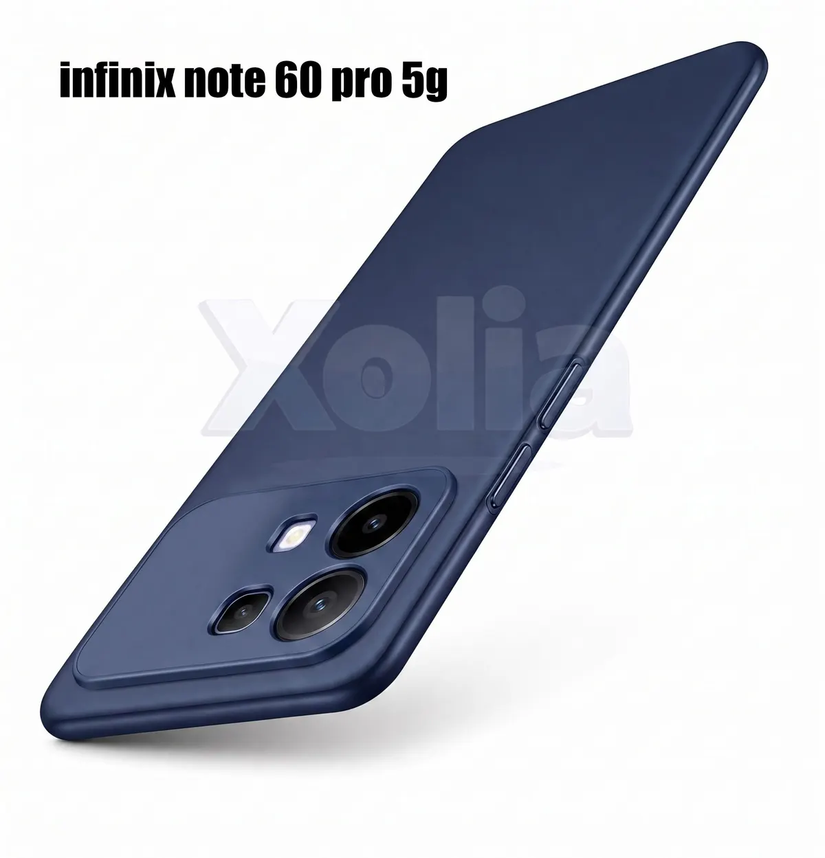 Xolia Back Cover for Infinix Note 60 Pro 5G (Blue, Polycarbonate, Pack of: 1)