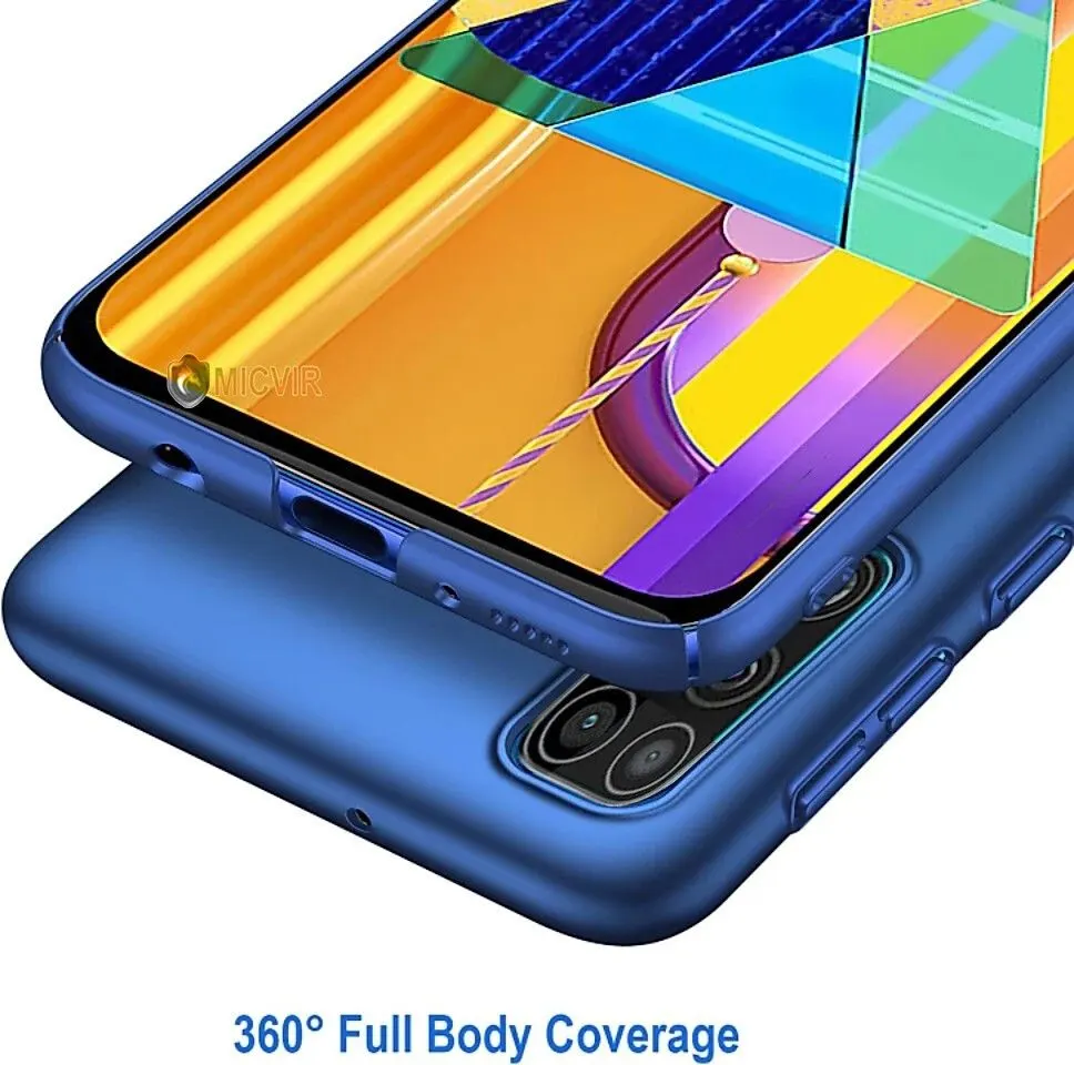Micvir Back Cover for Samsung Galaxy F41, Samsung Galaxy M31 (Blue, Shock Proof, Polycarbonate, Pack of: 1) — image 3 of 5