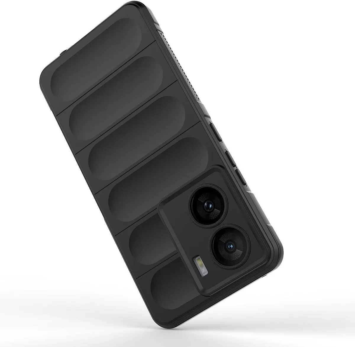 Micvir Back Cover for iQOO Z7 5G (Black, 3D Case, Silicon, Pack of: 1) — image 4 of 5