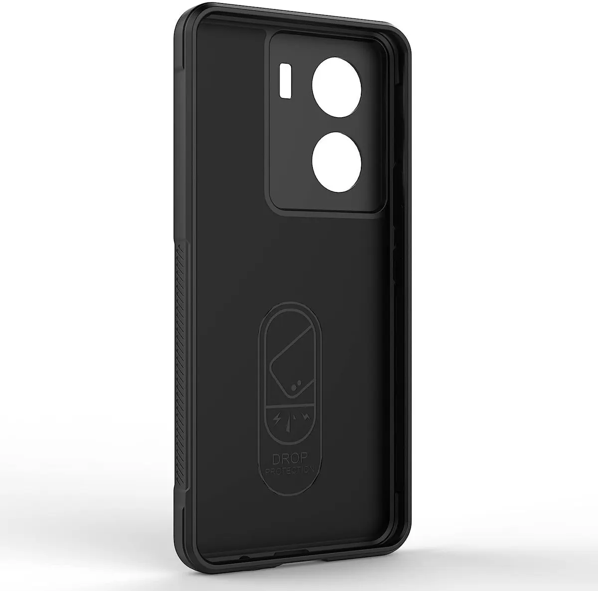 Micvir Back Cover for iQOO Z7 5G (Black, 3D Case, Silicon, Pack of: 1) — image 5 of 5