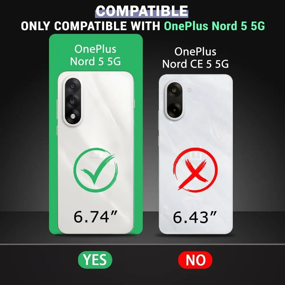Micvir Back Cover for OnePlus Nord 5 (Black, 3D Case, Silicon, Pack of: 1) — image 2 of 5