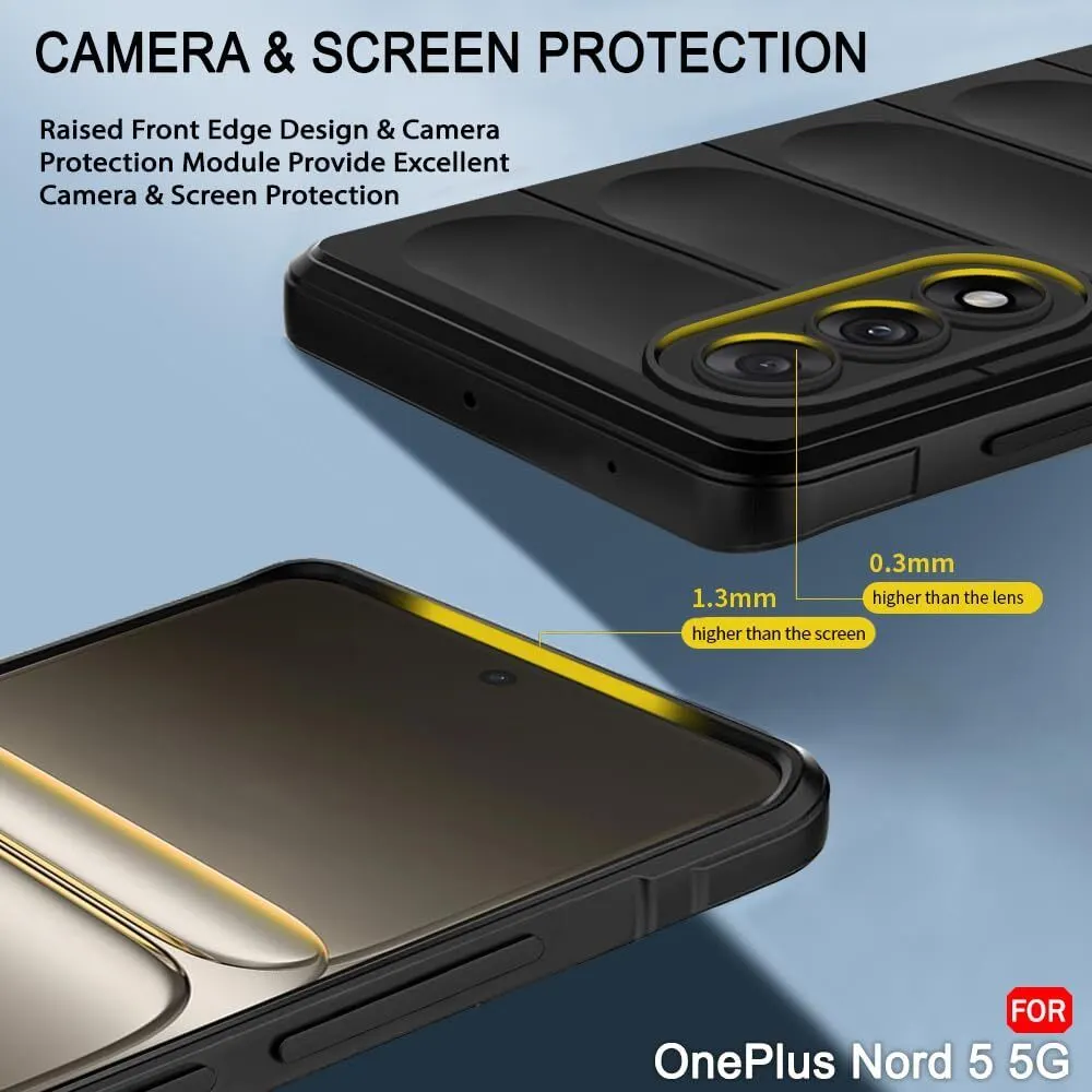 Micvir Back Cover for OnePlus Nord 5 (Black, 3D Case, Silicon, Pack of: 1) — image 3 of 5