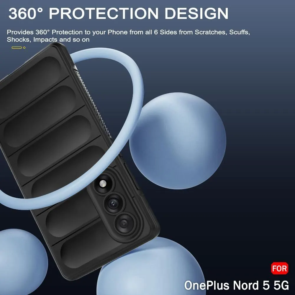 Micvir Back Cover for OnePlus Nord 5 (Black, 3D Case, Silicon, Pack of: 1) — image 4 of 5