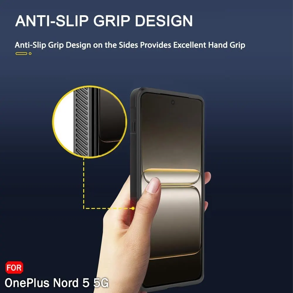 Micvir Back Cover for OnePlus Nord 5 (Black, 3D Case, Silicon, Pack of: 1) — image 5 of 5