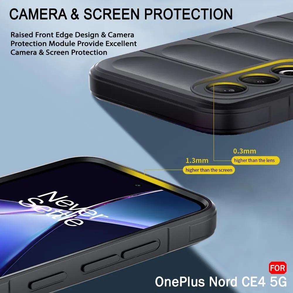 Micvir Back Cover for OnePlus Nord CE 4 5G (Black, Silicon, Pack of: 1) — image 2 of 5