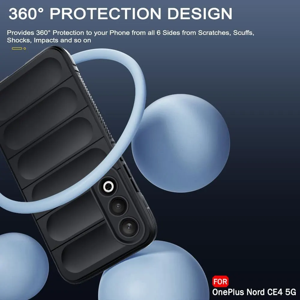 Micvir Back Cover for OnePlus Nord CE 4 5G (Black, Silicon, Pack of: 1) — image 3 of 5