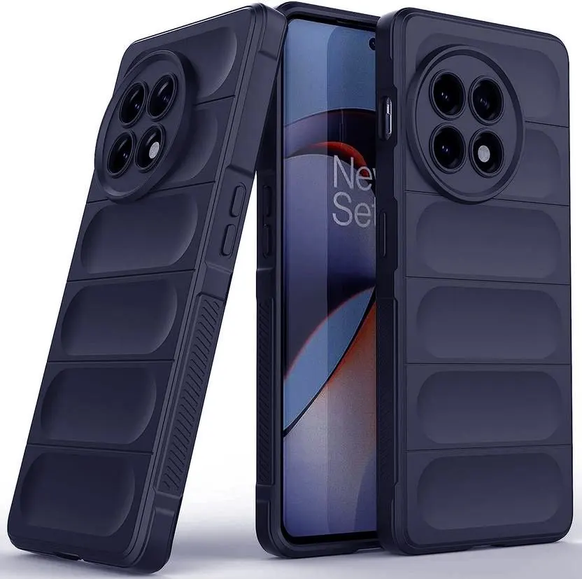 Micvir Back Cover for OnePlus 11R 5G (Blue, 3D Case, Silicon, Pack of: 1)
