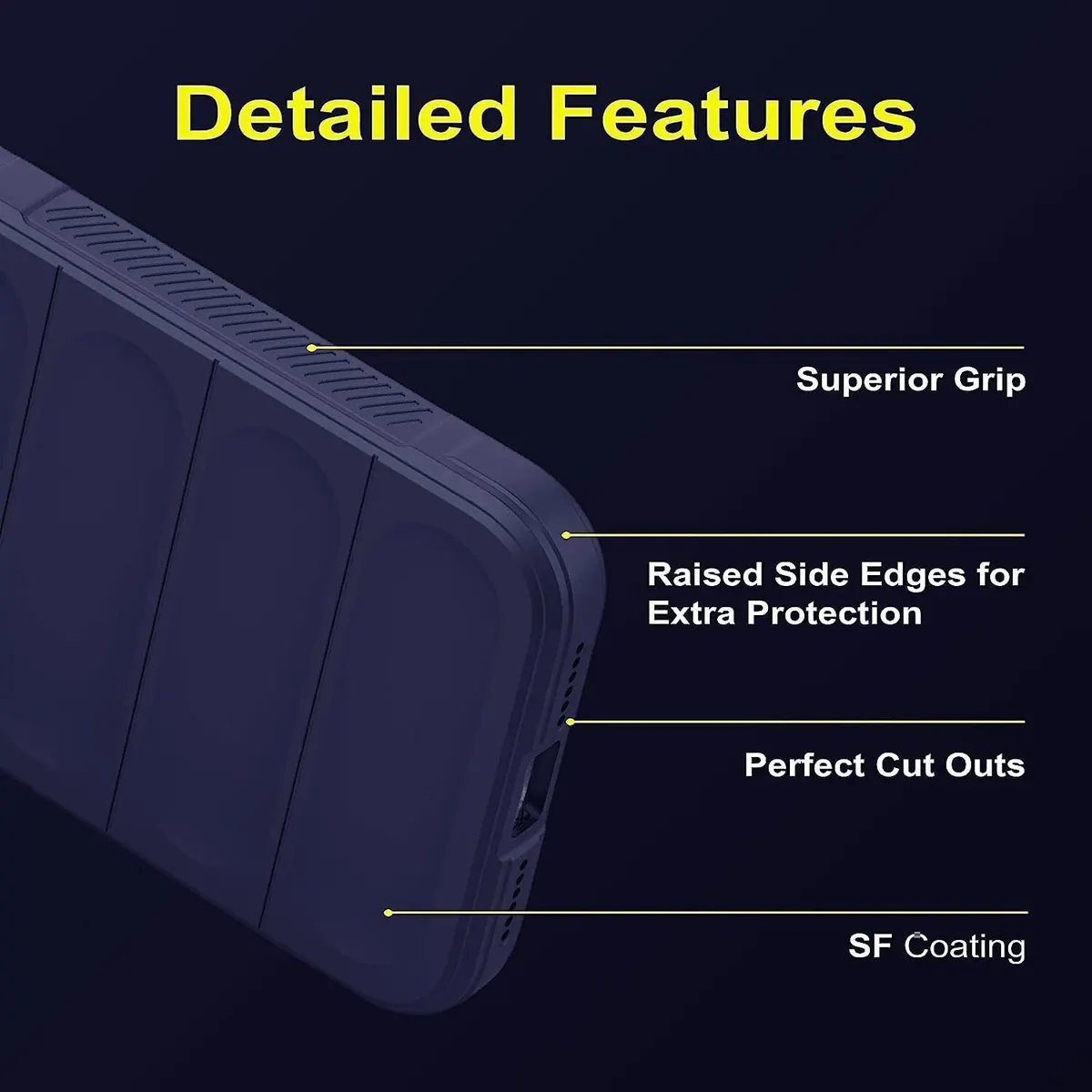 Micvir Back Cover for OnePlus 11R 5G (Blue, 3D Case, Silicon, Pack of: 1) — image 4 of 5