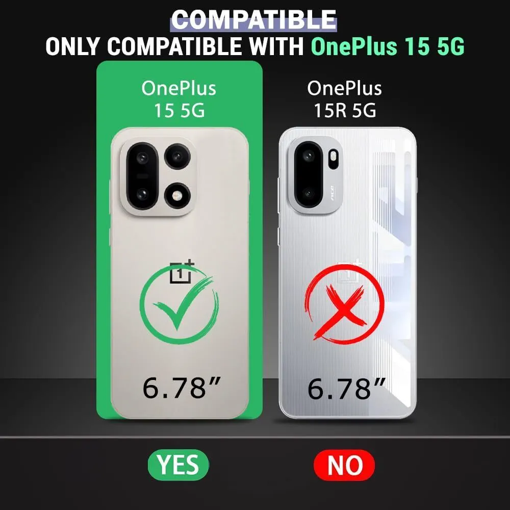 Xolia Back Cover for OnePlus 15 5G (Black, 3D Case, Silicon, Pack of: 1) — image 2 of 5