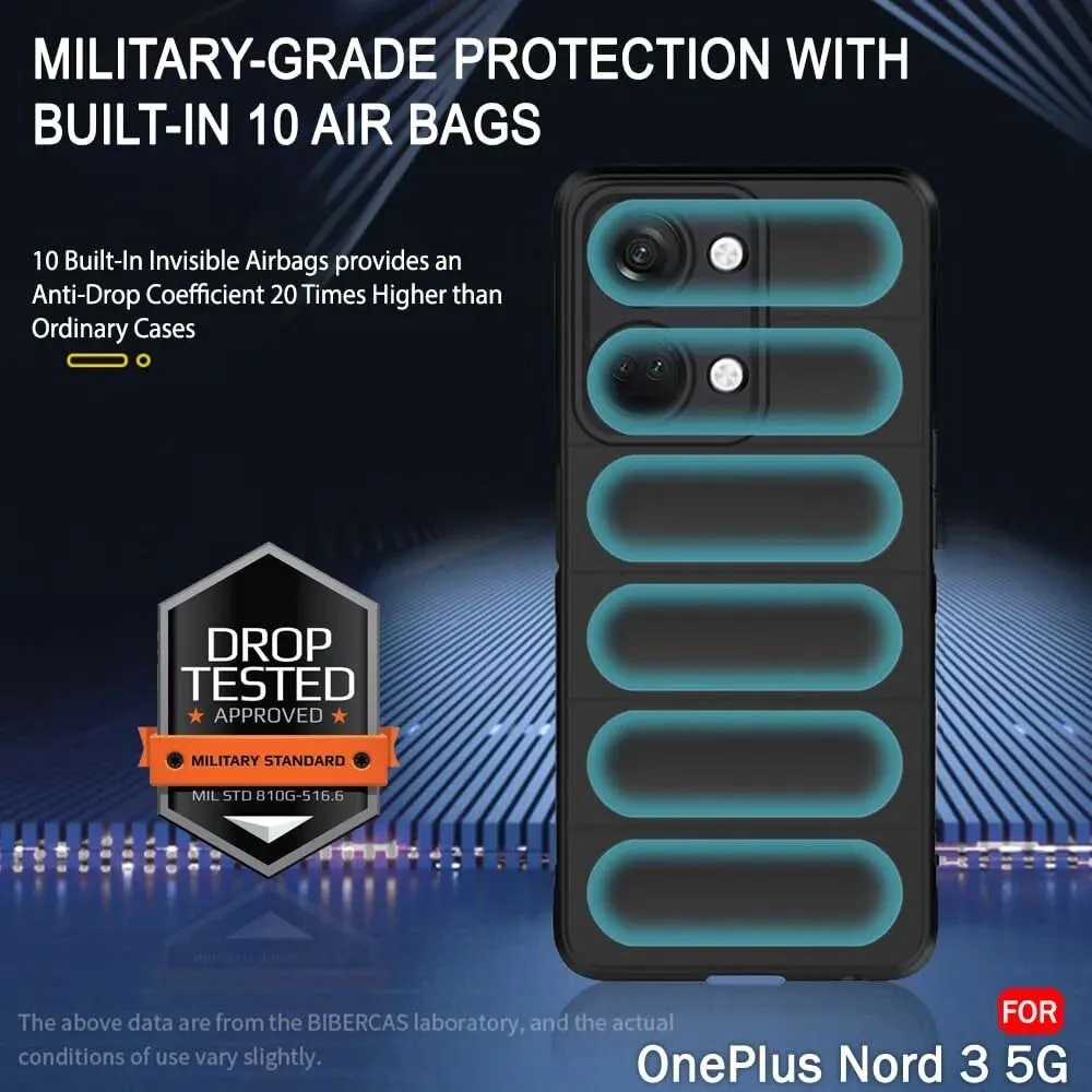 Micvir Back Cover for OnePlus Nord 3 5G (Black, 3D Case, Silicon, Pack of: 1) — image 2 of 5