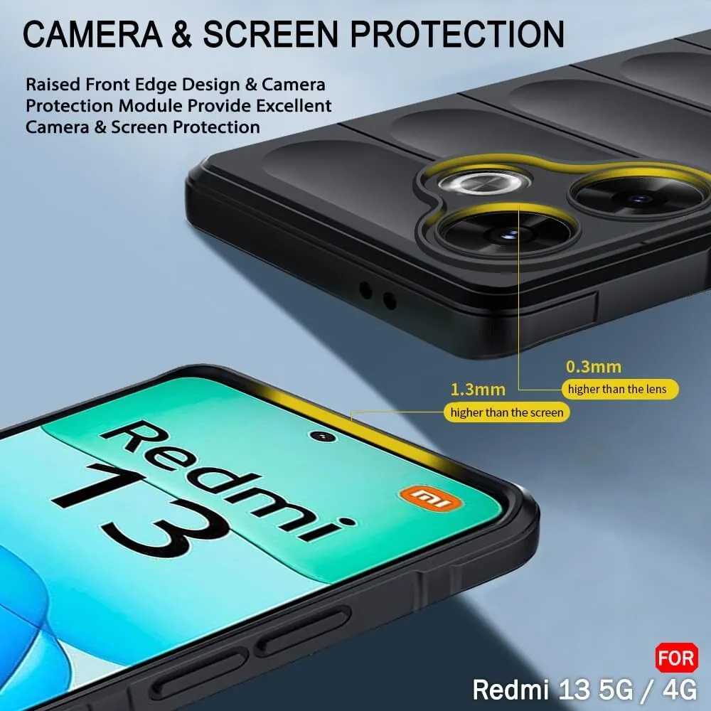 Micvir Back Cover for POCO M6 Plus 5G (Black, 3D Case, Silicon, Pack of: 1) — image 2 of 5