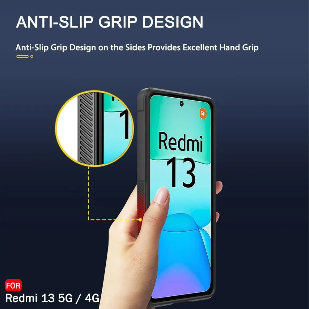Micvir Back Cover for POCO M6 Plus 5G (Black, 3D Case, Silicon, Pack of: 1) — image 4 of 5