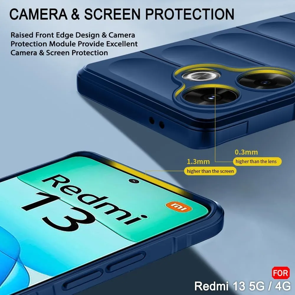 Micvir Back Cover for POCO M6 Plus 5G (Blue, 3D Case, Silicon, Pack of: 1) — image 2 of 5