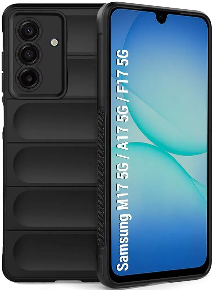 Xolia Back Cover for Samsung Galaxy A26 5G (Black, 3D Case, Silicon, Pack of: 1)