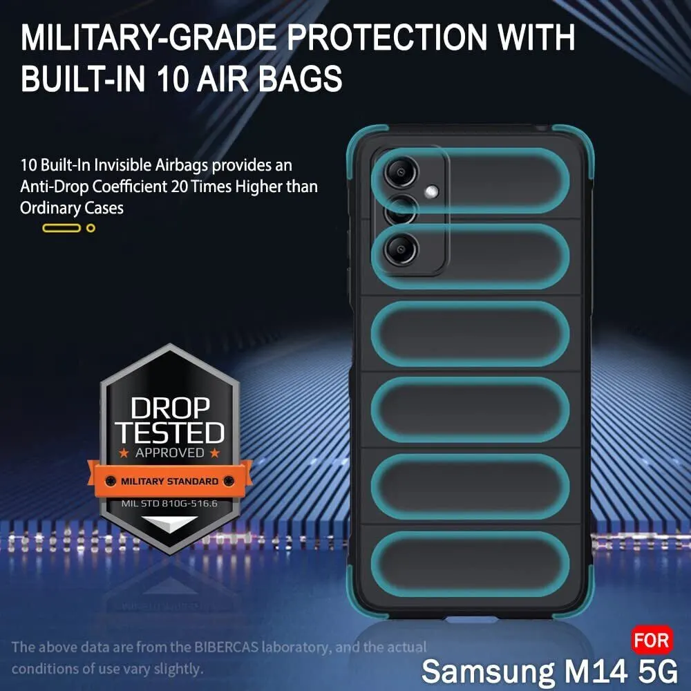 Micvir Back Cover for Samsung Galaxy M14 5G (Black, 3D Case, Silicon, Pack of: 1) — image 2 of 5
