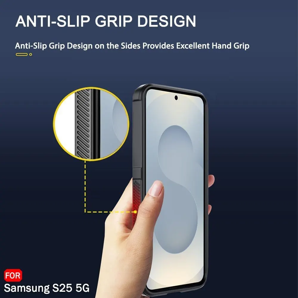 Micvir Back Cover for Samsung Galaxy S25 5G (Black, 3D Case, Silicon, Pack of: 1) — image 5 of 5