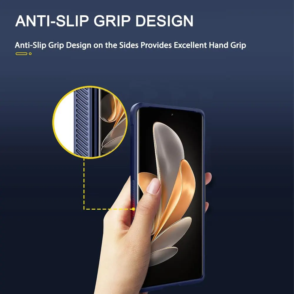 Micvir Back Cover for Vivo T2 Pro 5G (Blue, 3D Case, Silicon, Pack of: 1) — image 4 of 4