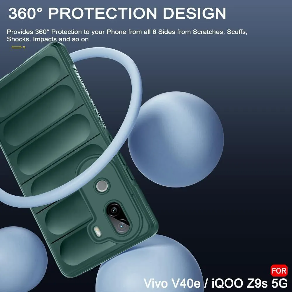 Micvir Back Cover for Vivo V40e 5G (Green, 3D Case, Silicon, Pack of: 1) — image 3 of 5