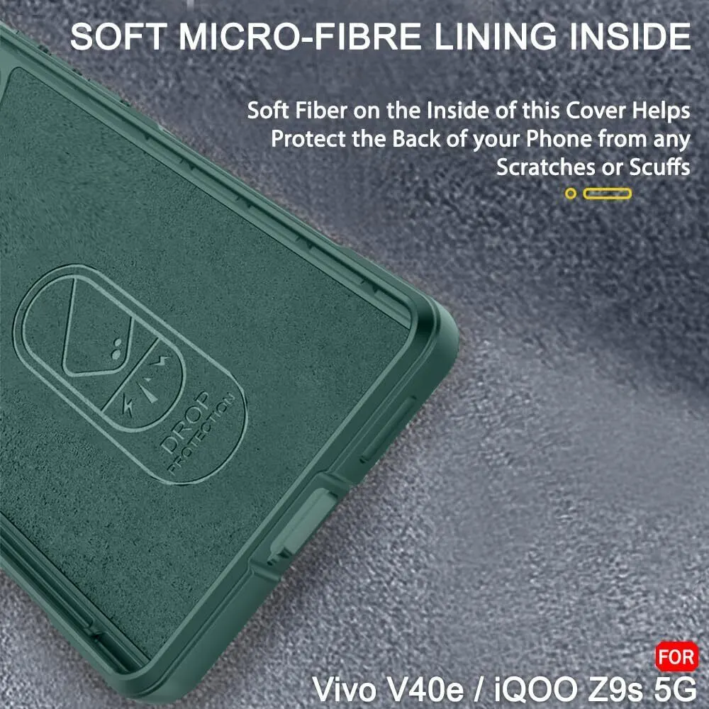 Micvir Back Cover for Vivo V40e 5G (Green, 3D Case, Silicon, Pack of: 1) — image 5 of 5