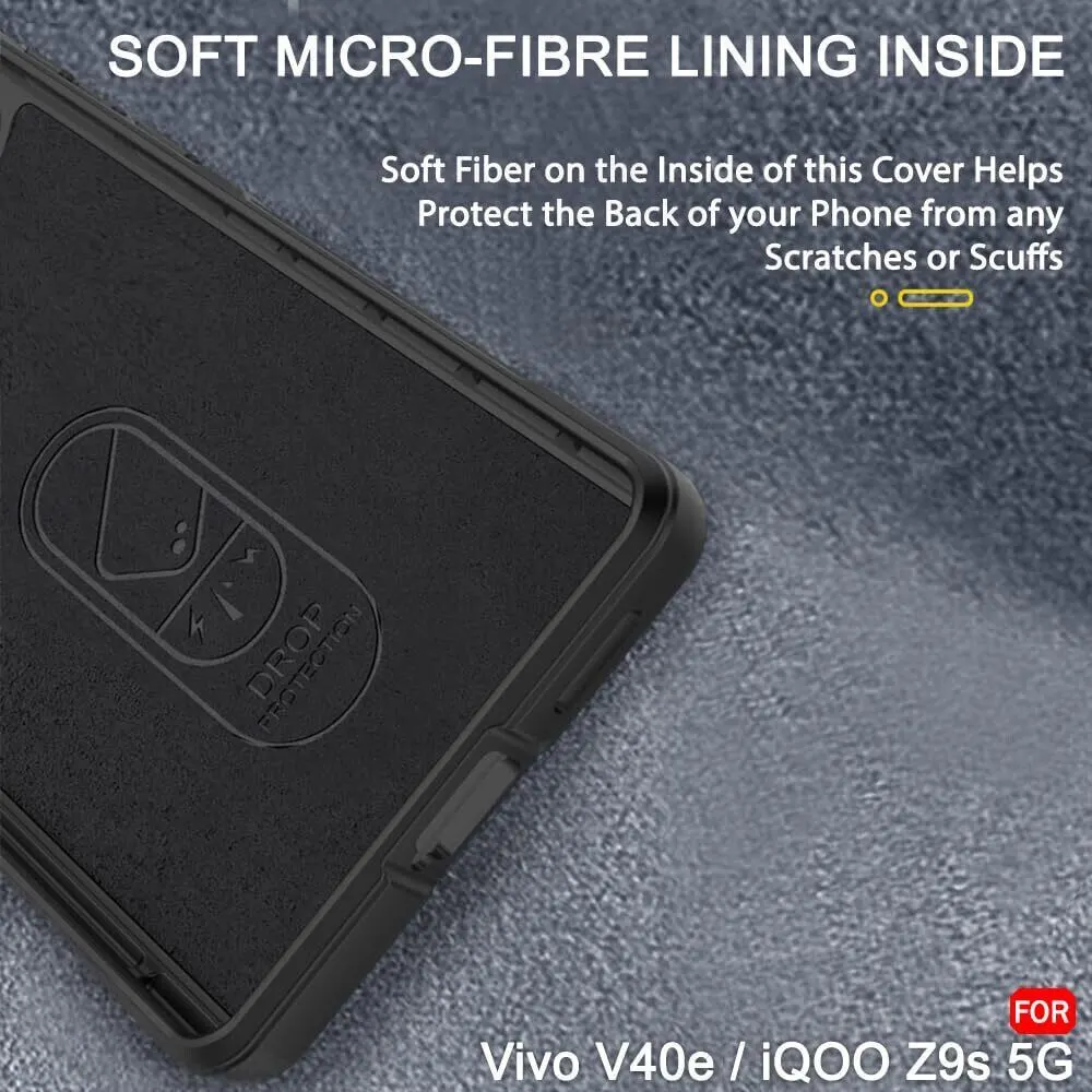 Micvir Back Cover for iQOO Z9s 5G (Black, 3D Case, Silicon, Pack of: 1) — image 5 of 5