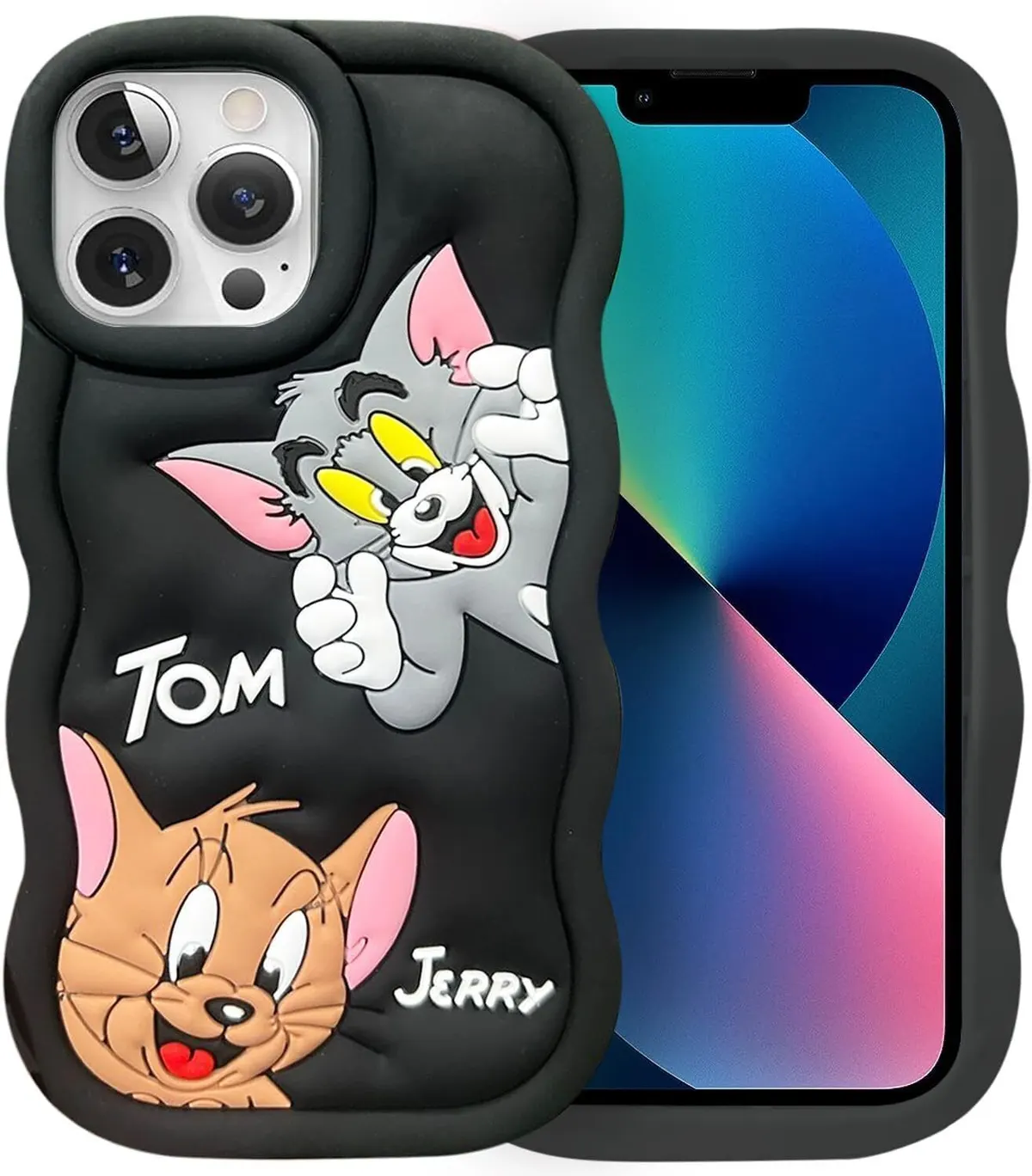Micvir Back Cover for Apple iPhone 14 Pro (Multicolor, Silicon, Pack of: 1)