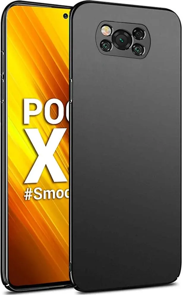 Micvir Back Cover for Poco X3 Pro (Black, Pack of: 1) — image 2 of 5